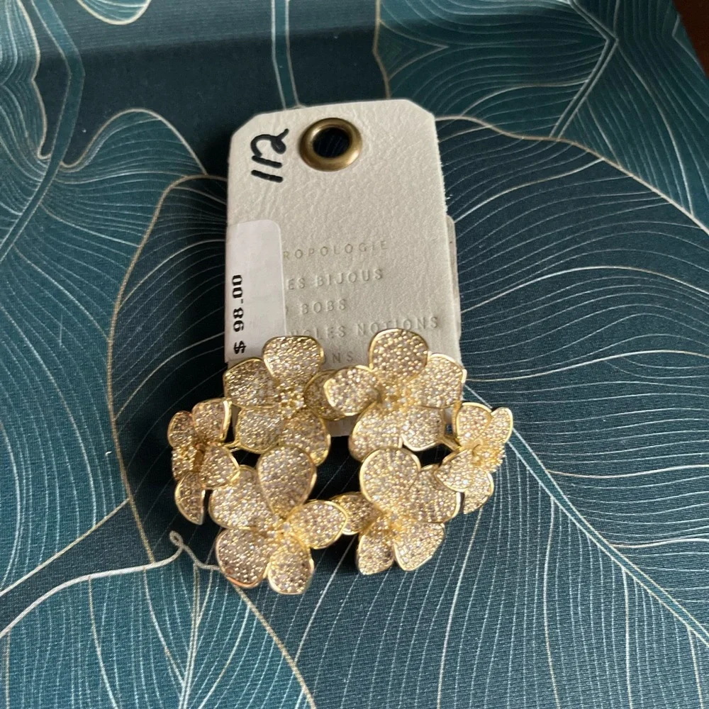 ANTHROPOLOGIE by Maddie Maira Floral Earrings - Picture 3 of 5